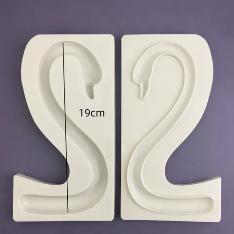 Kreative Schwan Silikonform 3D Tier Fondant Kuchendekoration Werkzeug Flexible Schokolade Backform Küchenbedarf