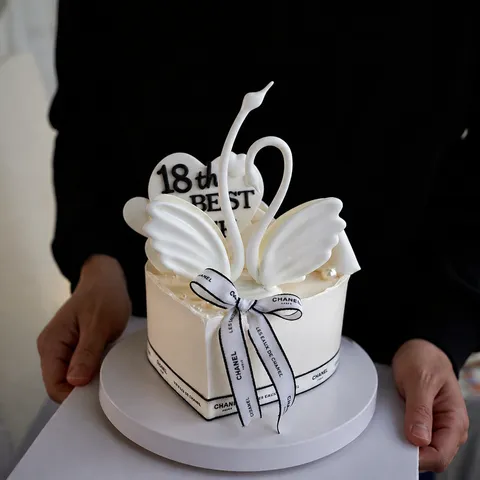Kreative Schwan Silikonform 3D Tier Fondant Kuchendekoration Werkzeug Flexible Schokolade Backform Küchenbedarf