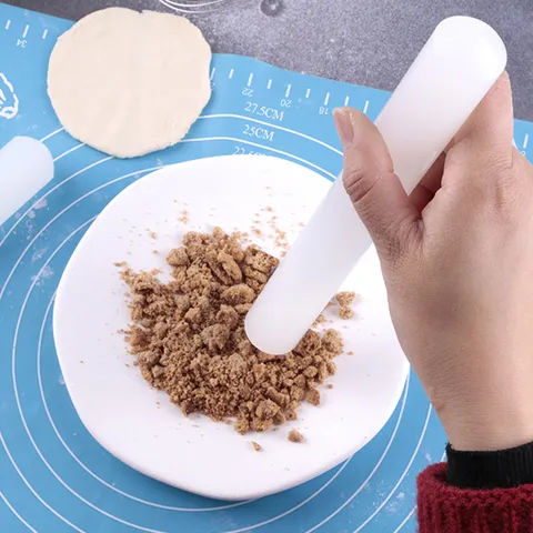 Rouleau à Pâtisserie en Plastique Antiadhésif Outil de Cuisson pour Cuisine
