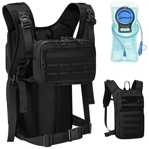 Multifunctional Tactical Chest Bag Oxford Cloth Waterproof Outdoor Sports Hiking Backpack Leisure Travel Daypack