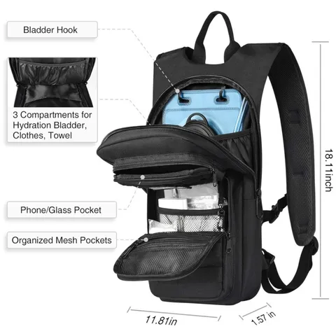 Outdoor Tactical Sports Backpack Waterproof Hiking Cycling Daypack Unisex Travel Bag