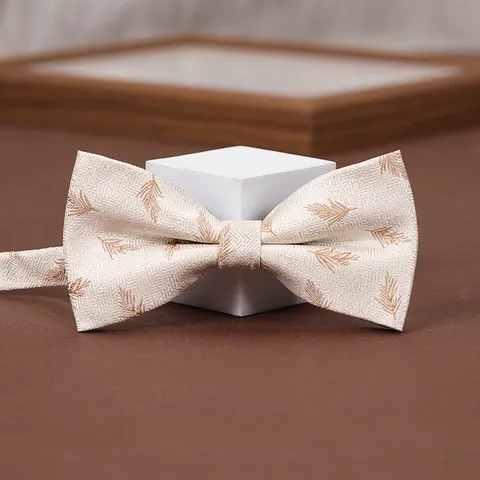 Men Women Fashion Wedding Bowtie Classic Floral Pattern Jacquard Suit Shirt Neckwear Elegant Party Bow Tie Accessory