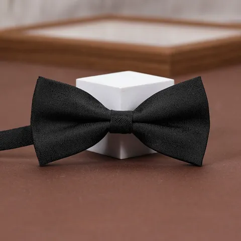 Men's Classic Jacquard Bow Tie Floral Stripe Business Wedding Suit Formal Neckwear Adjustable Bowtie