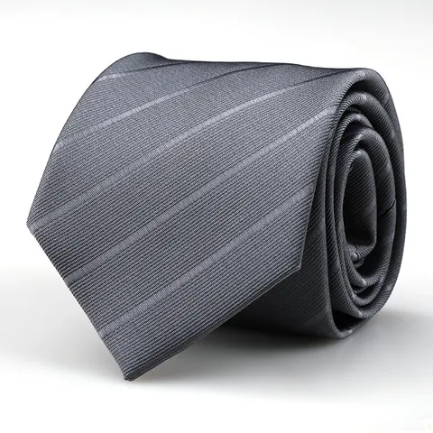 Men's Classic Business Formal Necktie Silk Feel Striped Wedding Suit Neck Tie Fashion Office Neckwear