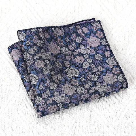 Heren Retro Jacquard Borstzakdoek voor Zakelijk Pak en Bruiloft