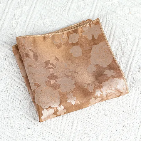 Heren Vintage Jacquard Borstzakje Polyester Formeel Pak Zakdoek Trouwen Zakelijk Accessoire