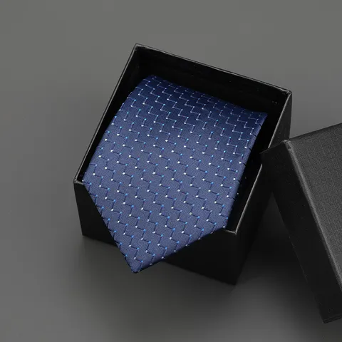 Men Women Business Wedding Formal Necktie Pre-tied Zipper Tie Classic Striped Plaid Jacquard Neckwear Suit Accessory