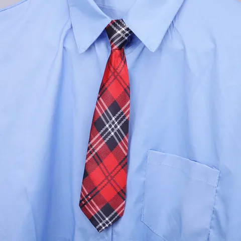 Koreaanse Stijl Retro College Gestreepte Ruitjes Stippen Stropdas Mode Kleding Accessoire Halsdas Voor Vrouwen