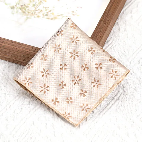 Heren Retro Bloemen Borstzakdoek Zakelijk Formeel Pak Zakdoek Bruiloft Zijde Gevoel Borstzak Doek Accessoire