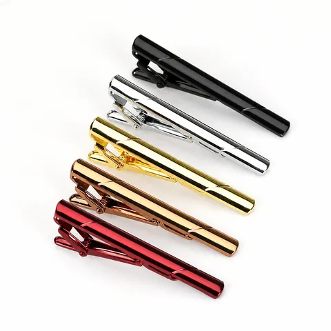 Minimalist Copper Tie Clip For Men Business Suit Metal Tie Bar Formal Accessories