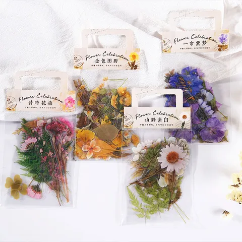 Vintage PET Transparent Autocollants Botaniques Fleurs Pack Wilderness From Deep Série Plantes Florales Déco Stickers Pour Scrapbooking Journaling Bricolage