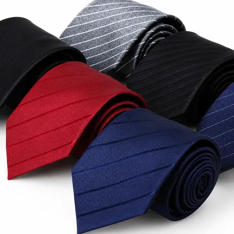 Men's Business Formal Wedding Striped Necktie Classic Jacquard Neck Tie Suit Accessories
