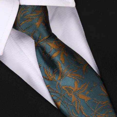 Men Women Business Formal Necktie Retro Floral Pattern Polyester Zipper And Hand Tied Neck Ties Wedding Party