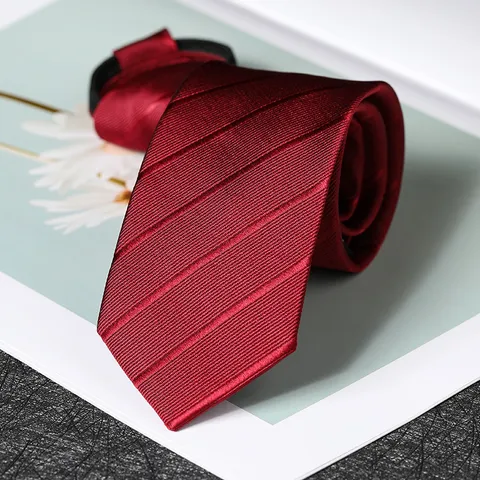 Cravatta con Cerniera Formale da Uomo d'Affari Tinta Unita Rigata Paisley Abito da Sposa Cravatta Facile da Indossare