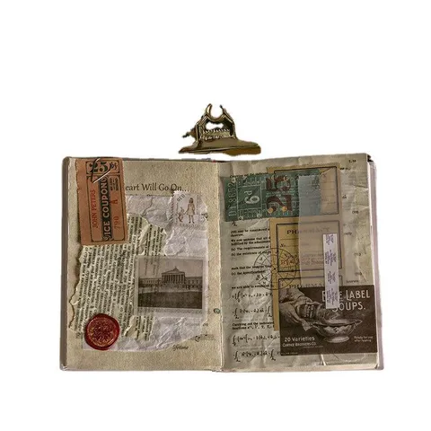 Μεσαιωνική Συλλογή Βιβλίων Vintage Χαρτί Υλικού Scrapbooking Ρετρό Γράμμα Διακοσμητικό Χαρτί Φόντου για DIY Journaling