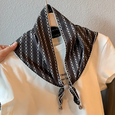 Pañuelo Triangular de Encaje Vintage para Mujer Verano Boho Floral Paisley Estampado Pañuelo Con Flecos de Cuentas Accesorios para el Cabello