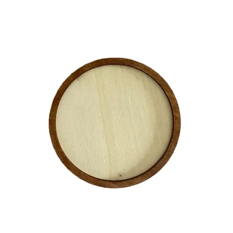 Marco de Fotos de Bordado DIY de Madera Accesorio de Imán de Nevera Artesanía de Madera Hecho a Mano Decoración del Hogar Tallado Hueco