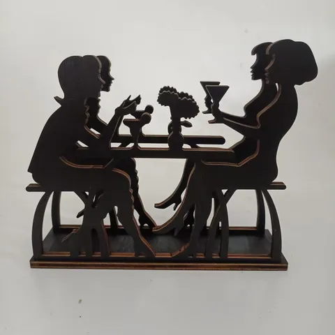 Portafazzoletti in Legno Stile Nordico Scatola Stand di Archiviazione Desktop Taglio Laser Distributore di Tovaglioli Decorazione per la Casa e l'Hotel