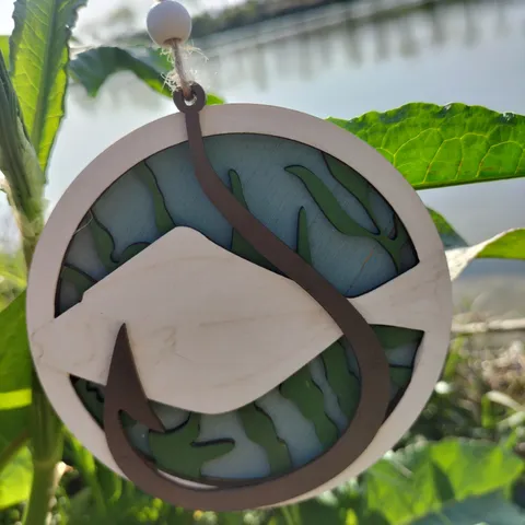 Ornement Suspendu de Poisson de Mer en Bois Décoration Murale Nautique Creuse Sculptée Avec Cordon pour Décoration de Maison Cadeau
