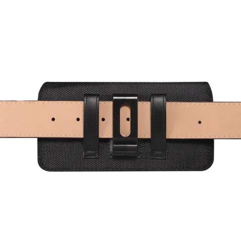 Heren Oxford Stof Telefoon Heuptas Zakelijk Casual Riemlus Telefoontas Houder Portemonnee Kaartsleuf Magnetische Sluiting Hoes