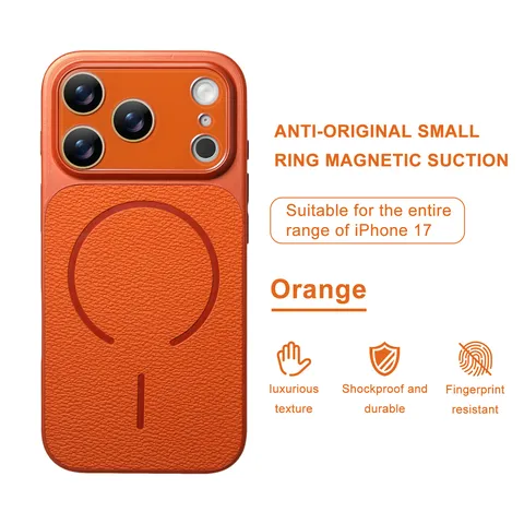 Funda Magnética de Cuero PU con Patrón en V para iPhone Cubierta Protectora Antichoque