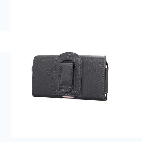 Horizontal Litchi Pattern PU Leather Phone Case Waist Bag With Belt Clip Multi Slot Card Holder Wallet Protective Sleeve Cover pouch