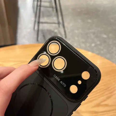 Minimalist Matte Phone Case With Magnetic Wireless Charging Shockproof PC TPU Protective Back Cover For iPhone Series