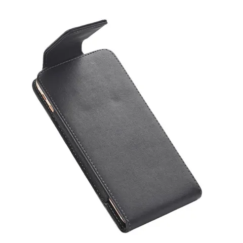 Business Men Vertical Phone Pouch Swivel Belt Clip TPU Leather Look Holster Belt Loop Waist Bag Solid Color Protective Cover