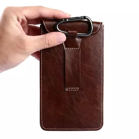Universelle Outdoor Wandern Handy Hüfttasche Kunstleder PU Multifunktionale Taktische Gürteltasche Holster Tasche Mit Karabiner