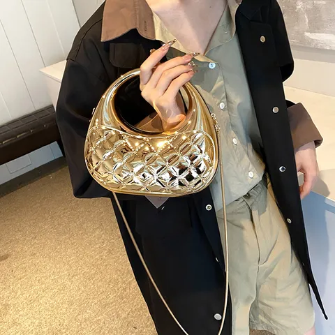 Candy Color Quilted Acrylic Box Bag For Women Luxury Evening Clutch Purse Chic Chain Crossbody Shoulder Handbag
