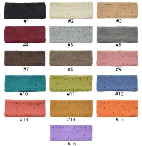 Western Style Vintage Double Layer Acrylic Knit Headband Distressed Ripped Cable Wide Hair Band For Yoga Sport Face Wash Women Headwear