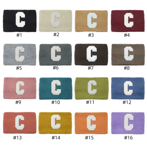 Women Knit Headband Embroidered Letter Winter Warm Wide Elastic Hair Band Double Layer Cable Knitted Ear Warmer Daily Outdoor Sport Hairband Turban Headwrap Accessories