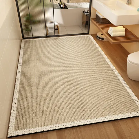 Diatomaceous Earth Bathroom Floor Mat Absorbent Quick-Drying Non-Slip Toilet Door Mat Household Large Area Carpet