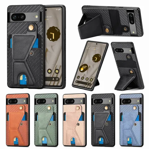 Multifunctional Wallet Phone Case With Stand Card Holder And Card Slot Drop Proof Protective Cover For Google Pixel