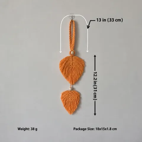 Bohemian Handmade Woven Cotton Rope Curtain Tiebacks Leaf Shape Drapery Holdbacks Tassels Home Decor
