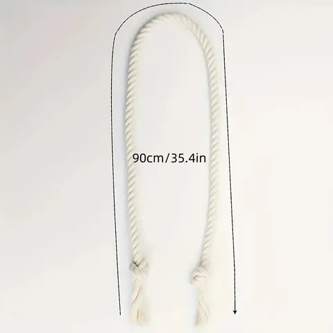 Nordic Style Cotton Linen Woven Curtain Tieback Tassel Decorative Holdback For Living Room Office Home Decor