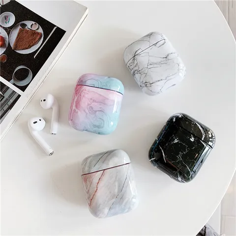 Marble Pattern Earphone Case For AirPods Pro 3 Protective Flip Cover Wireless Charging Box Shockproof Protective Skin Cover