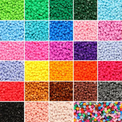 Multicolor Sealing Wax Beads For DIY Craft Stamp Envelope Invitations Octagonal Wax Pellets Jewelry Making Supplies