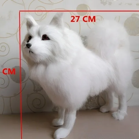 Μοντέλο Ζώου Προσομοίωσης Σκύλος Husky Samoyed Παιχνίδι Pliush Ρεαλιστική Φιγούρα Κουταβιού Διακόσμηση Σπιτιού