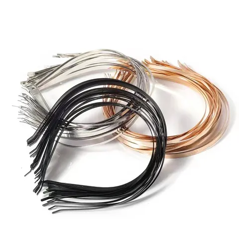 Metall Haarreif Rohlinge DIY Haarreife Haarschmuck Metalldraht Haarbaender Haarstyling Bastelbedarf