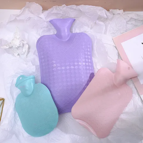 PVC Rubber Hot Water Bag Portable Hand Warmer Winter Warm Bag Large Medium Small Size