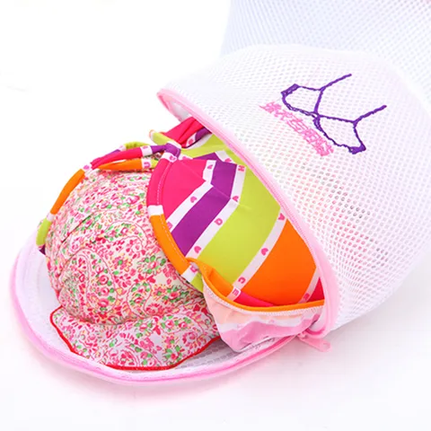 Household Mesh Laundry Bag Anti-Deformation Washing Machine Wash Bag For Underwear Bra Socks Practical Home Storage Laundry Accessories