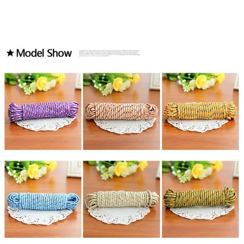 Thickened Multifunctional Nylon Non-Slip Clothesline Punch-Free Outdoor Quilt Drying Rope Binding Strap