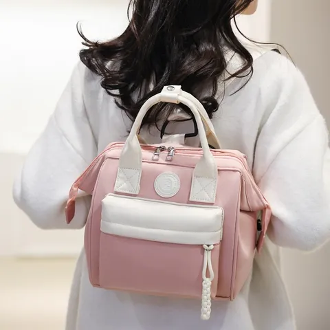Zaino Fasciatoio Impermeabile in Oxford Grande Capacità Borsa Mamma Leggera Multifunzione per Neonato Borsa Viaggio per Mamme Donne