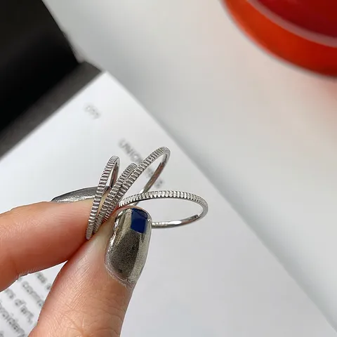 925 Sterlingsilber Ultradünner Stufenring Minimalistischer Geometrischer Stapelbarer Fingerring Für Damen Personalisierter Modeschmuck