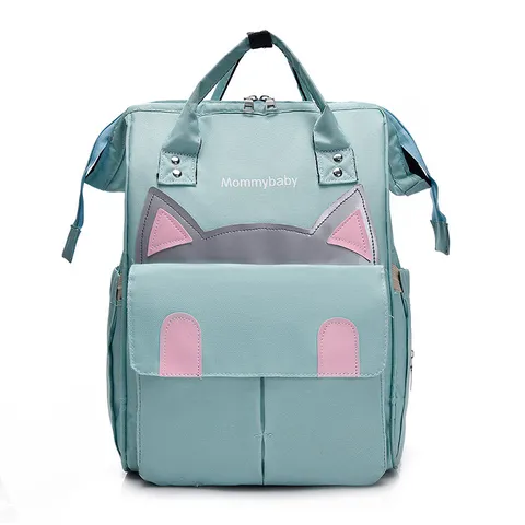 Carino Cartone Animato Animale Oxford Grande Capacità Borsa per Pannolini Zaino All Aperto Viaggio Mamma Zaino per Cura del Bambino Donna Cucito Multi Tasca Borsa