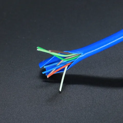 Câble Réseau Ethernet Bleu Haute Vitesse Avec Connecteur RJ45 pour Câble de Connexion de Routeur de Bureau à Domicile