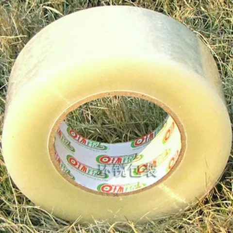 Clear Packaging Tape High Viscosity Heavy Duty Shipping Tape Smooth Moving Tape Box Sealing Transparent Self Adhesive Tape For Office Shipping Daily Carton Seal Home Utilities