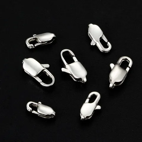 Roestvrij Staal Vierkante Vissenstaart Gesp Sieraden Sluitingen Goud Staalkleur DIY Verbindingsgesp Sieraden Maken Accessoires