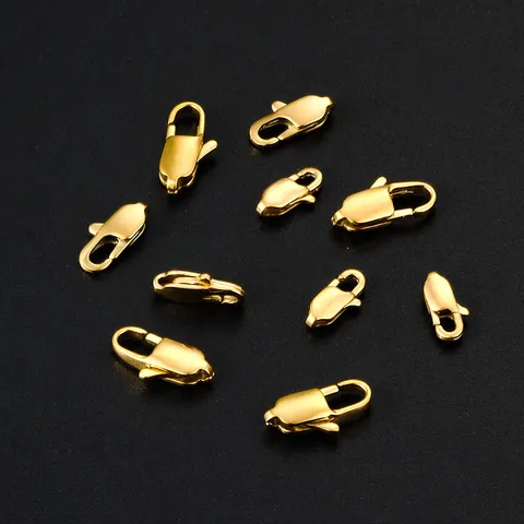 Roestvrij Staal Vierkante Vissenstaart Gesp Sieraden Sluitingen Goud Staalkleur DIY Verbindingsgesp Sieraden Maken Accessoires